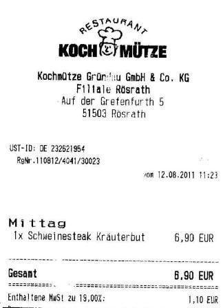 spav Hffner Kochmtze Restaurant